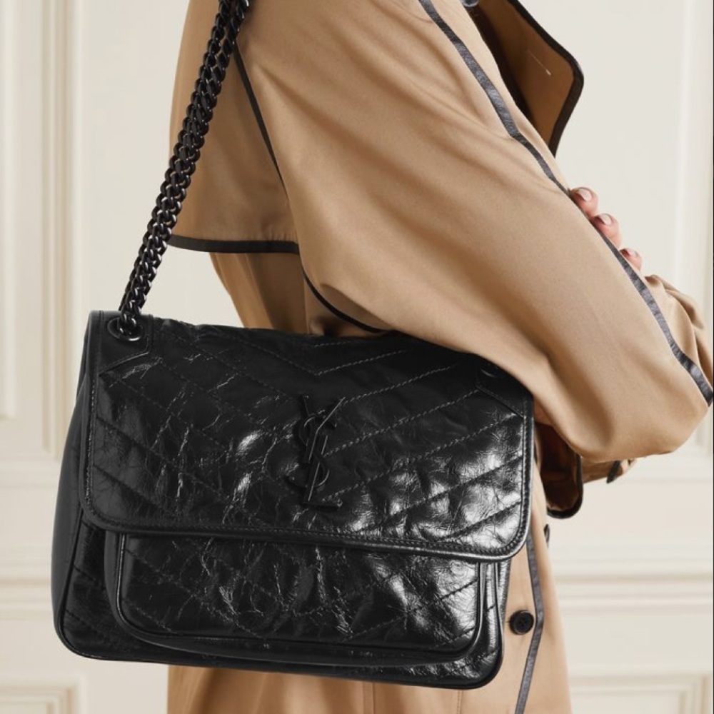 YSL Yve Saint Laurent NIKI medium in vintage leather